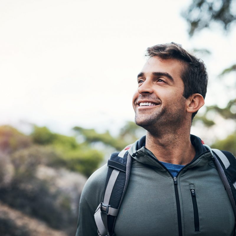 Man,,Backpack,And,Hiking,In,Outdoor,Forest,For,Wilderness,Experience,